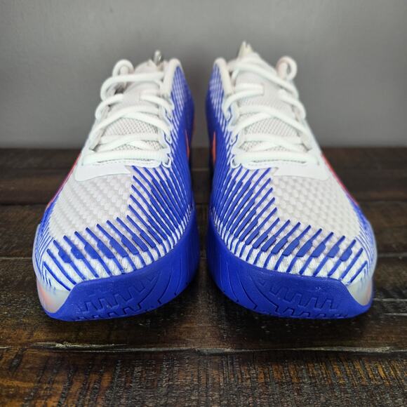 NEW Nike Zoom Vapor 11 HC Mens Size 9 Tennis Shoes Court DR6966 105 Blue White - Picture 3 of 12